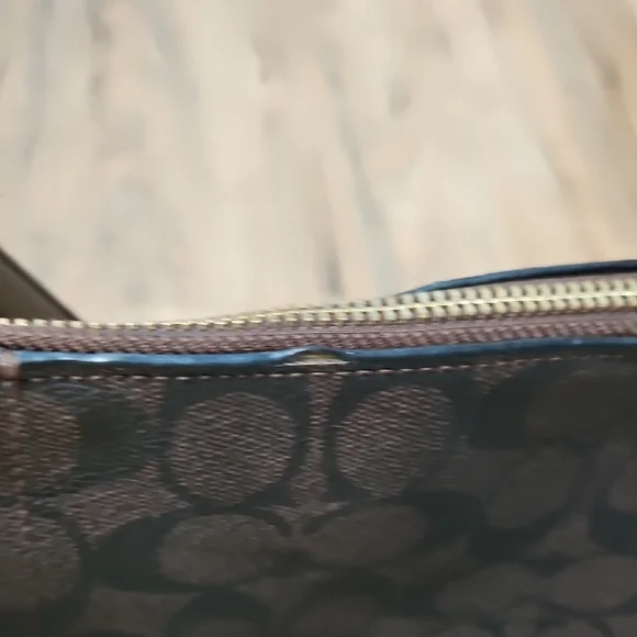 Coach Signature Marlon Women's Dark Brown and Tan Hobo Bag - Picture 13 of 17